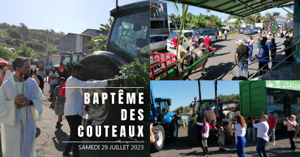 Baptême des couteaux de Grand Bois